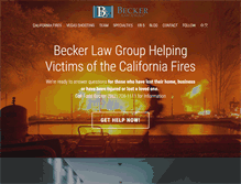 Tablet Screenshot of beckerlawgroup.com